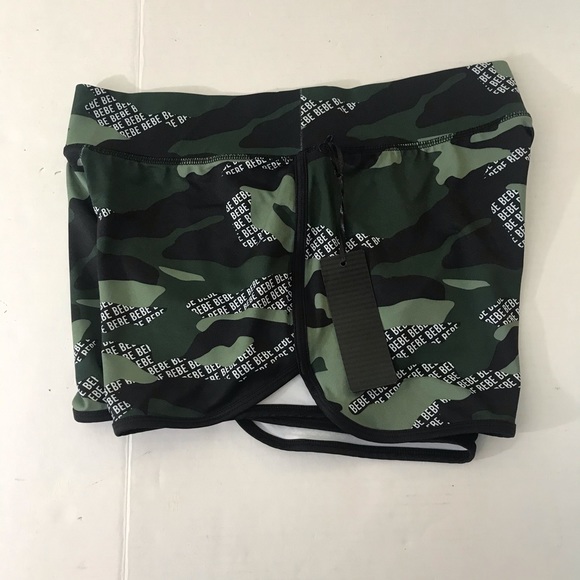 Bebe Sport NWT Camo Shorts Y2K Sz M Bebe Sport - Picture 11 of 16